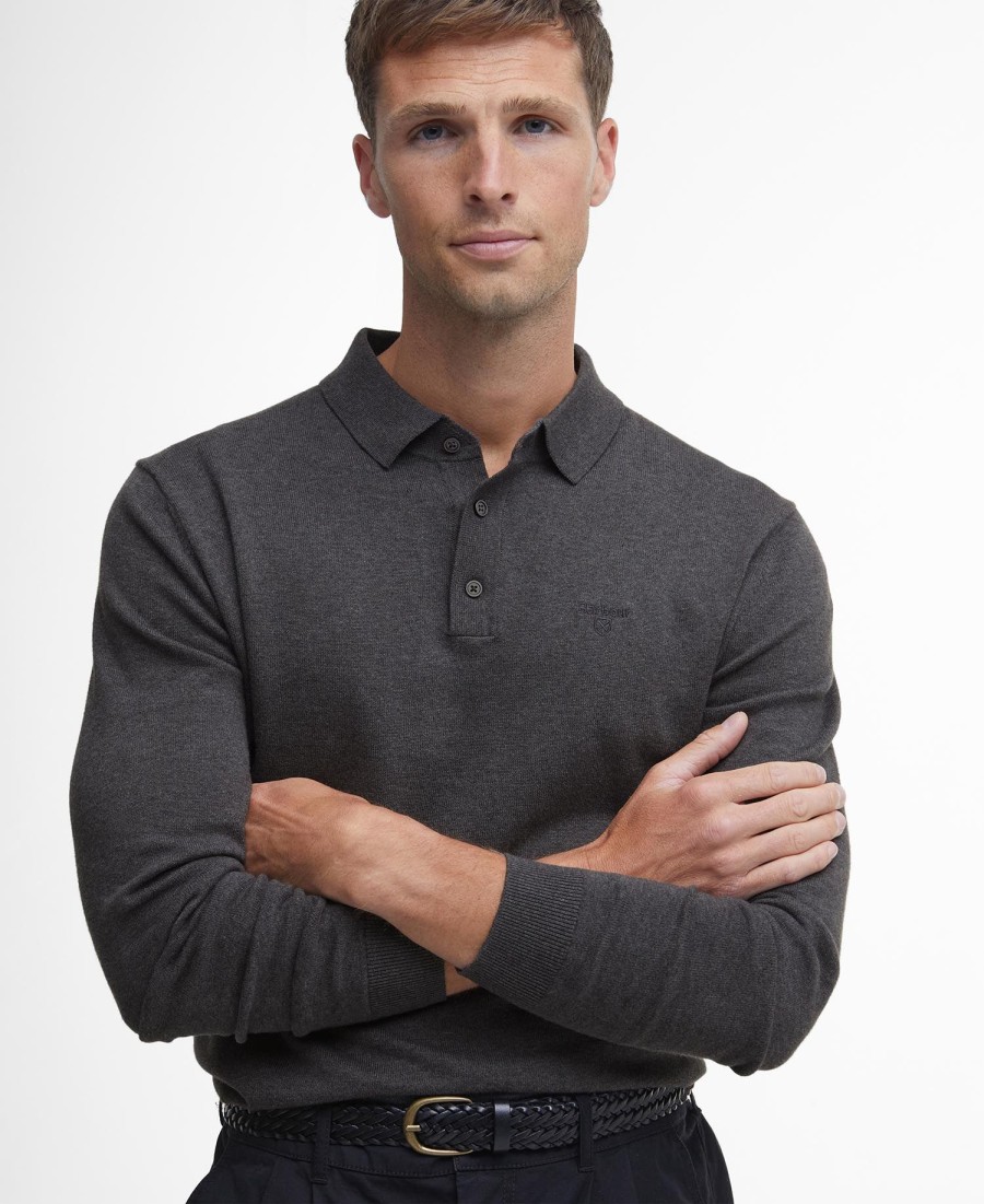 camisa polo de malha bassington