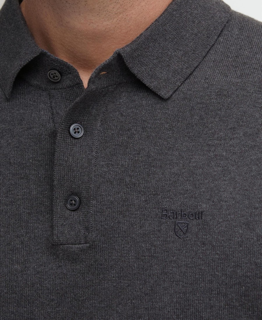 camisa polo de malha bassington