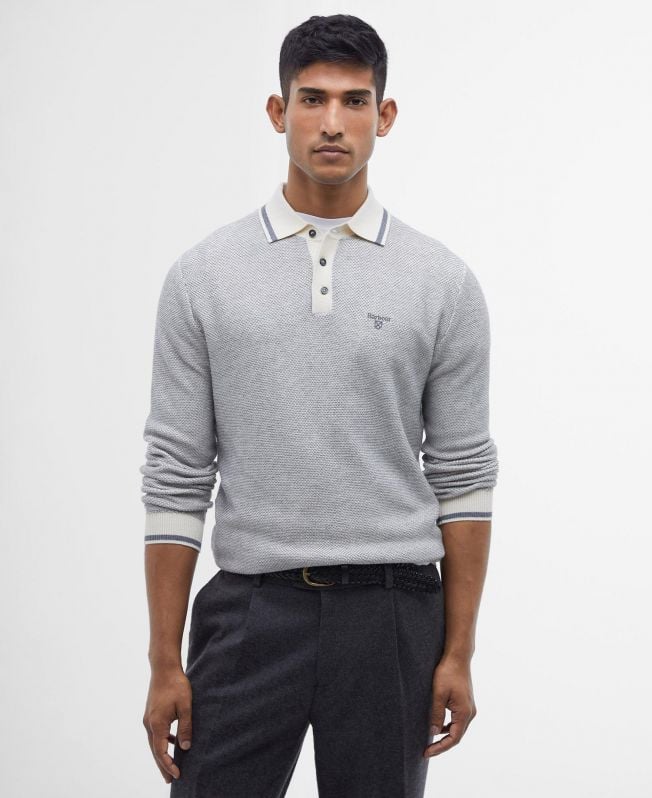 camisa polo de malha hilden