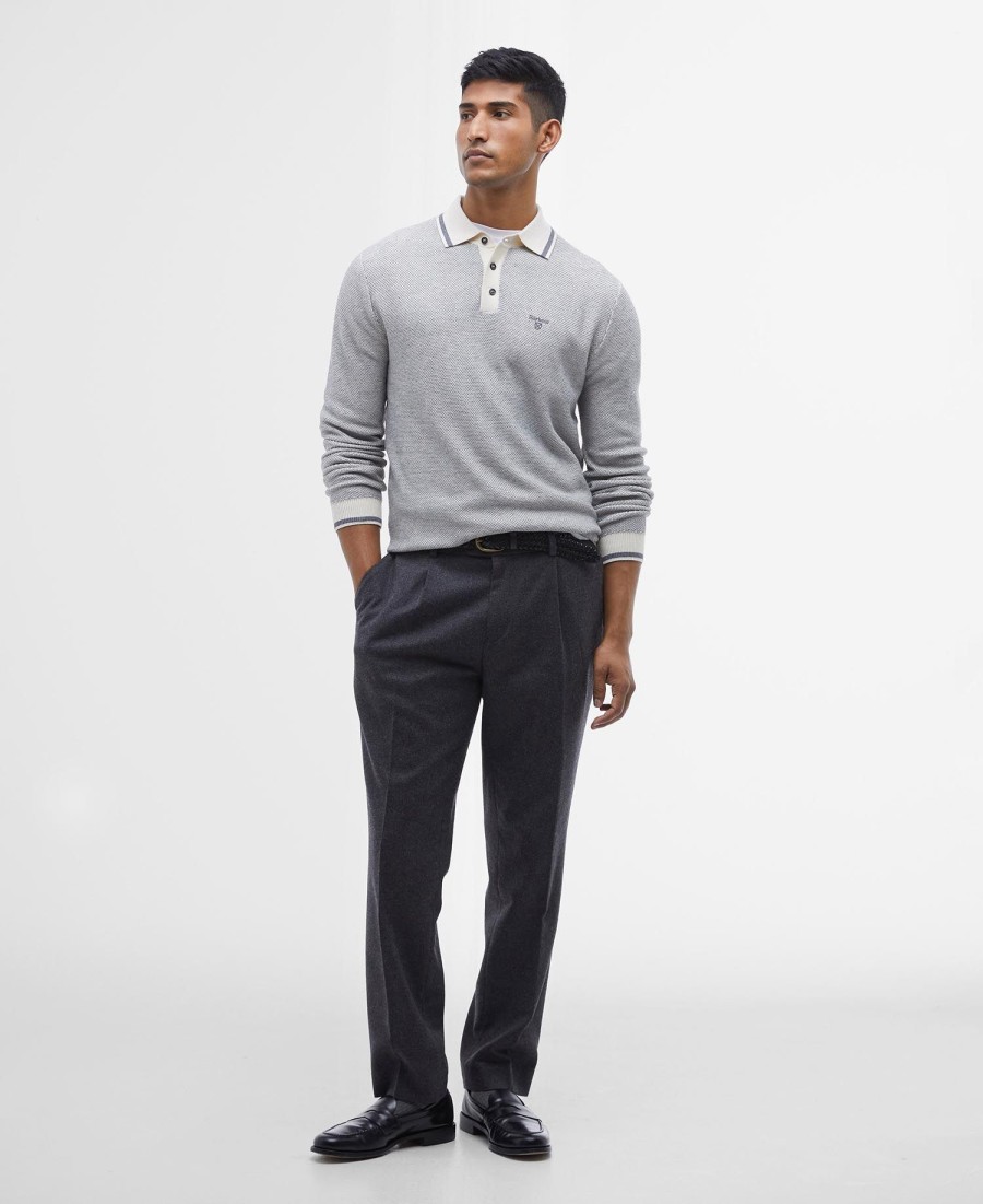 camisa polo de malha hilden