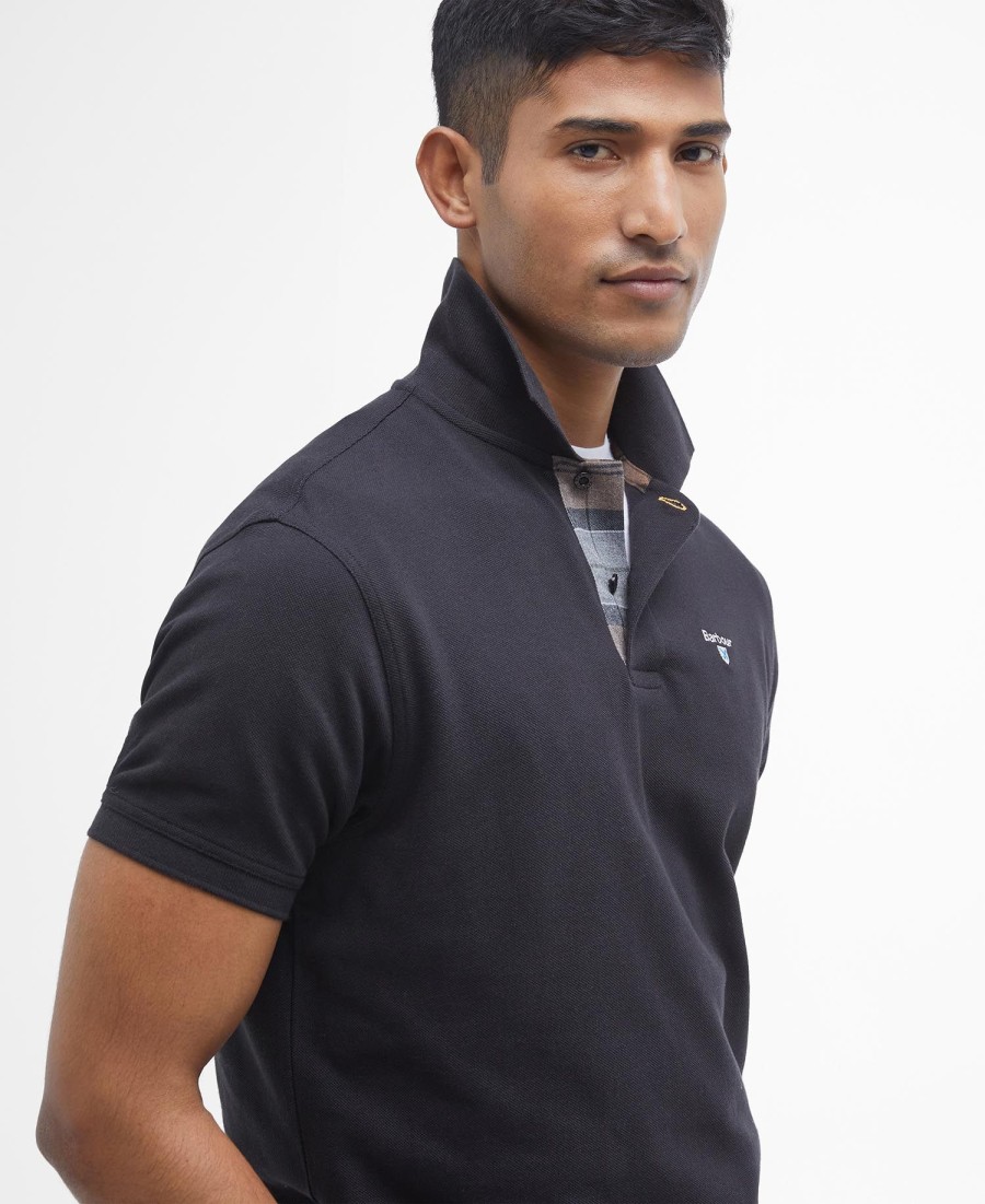 camisa polo xadrez piqué