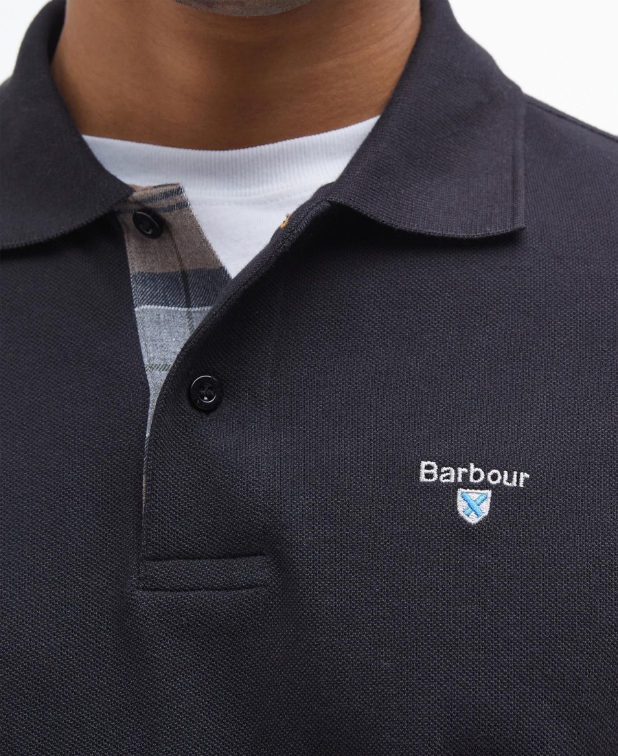 camisa polo xadrez piqué