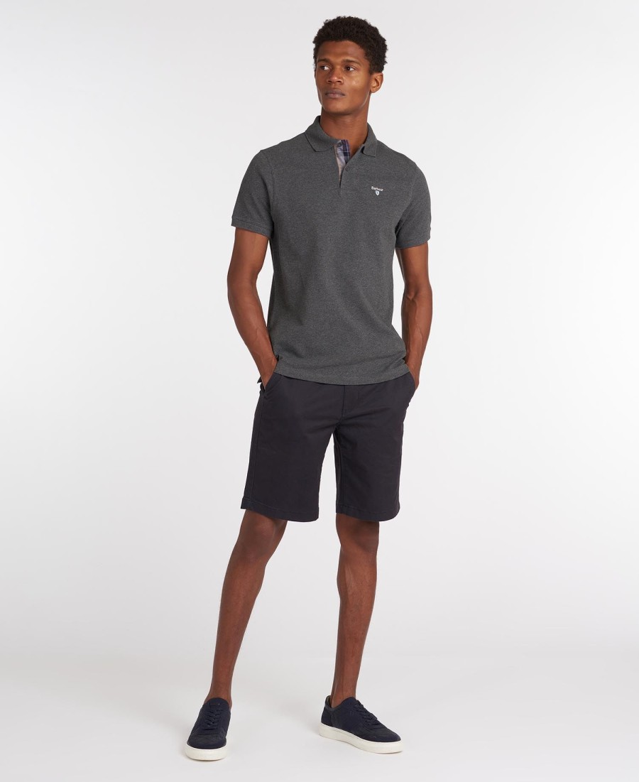 camisa polo xadrez piqué