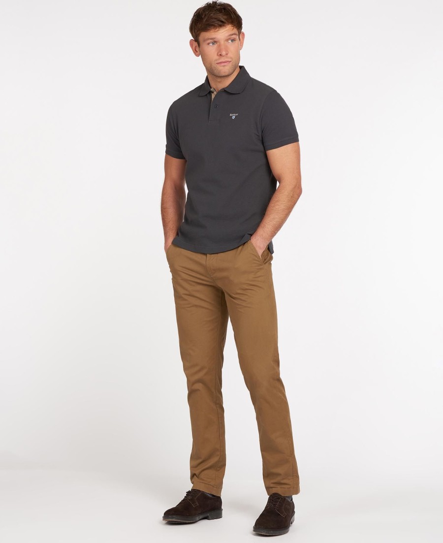 camisa polo xadrez piqué
