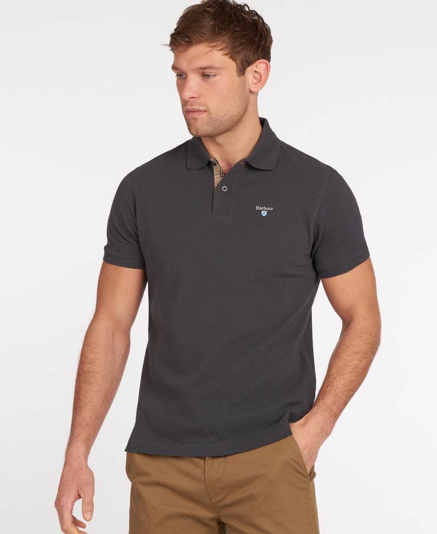 camisa polo xadrez piqué