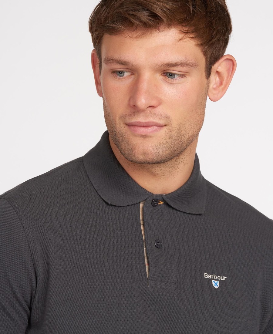 camisa polo xadrez piqué