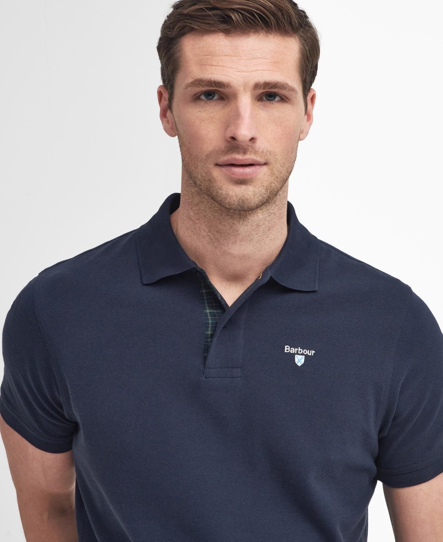 camisa polo xadrez piqué