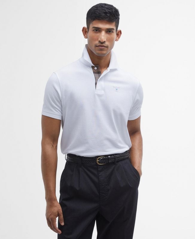 camisa polo xadrez piqué
