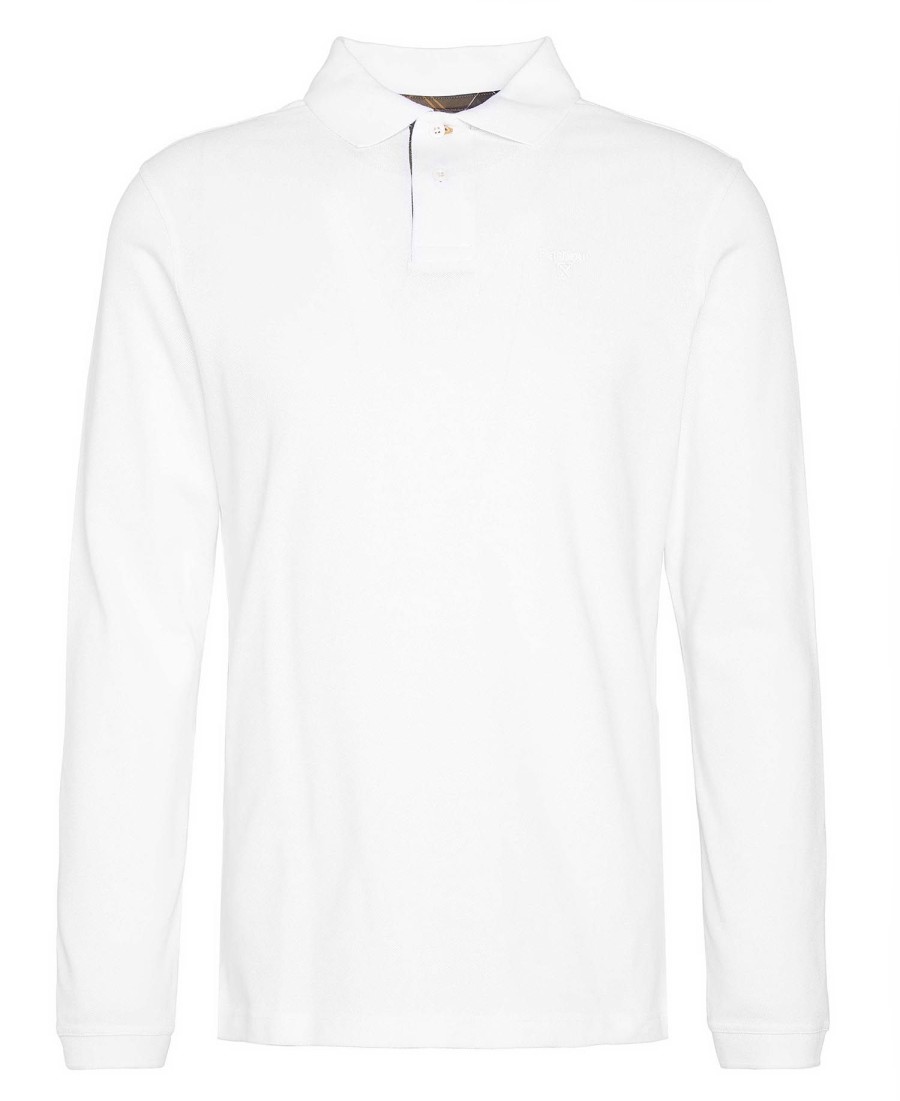 camisa polo essencial de manga comprida