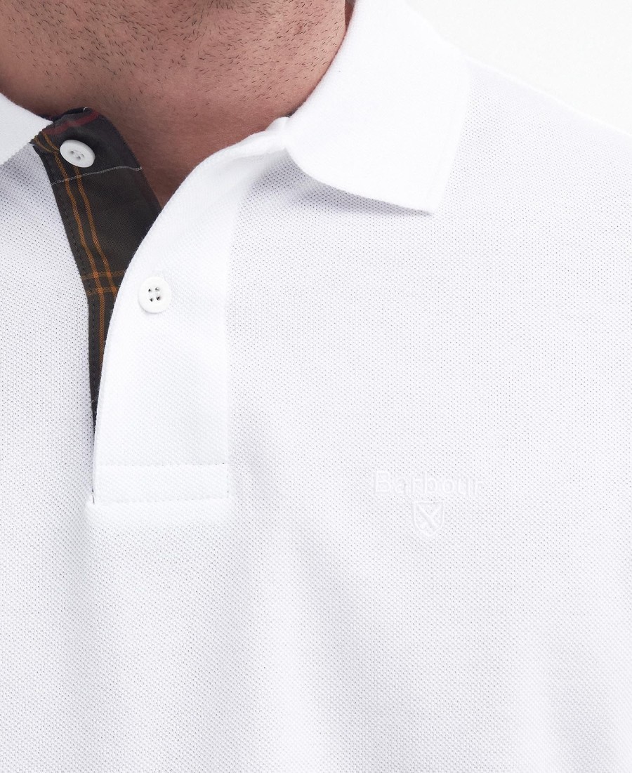 camisa polo essencial de manga comprida