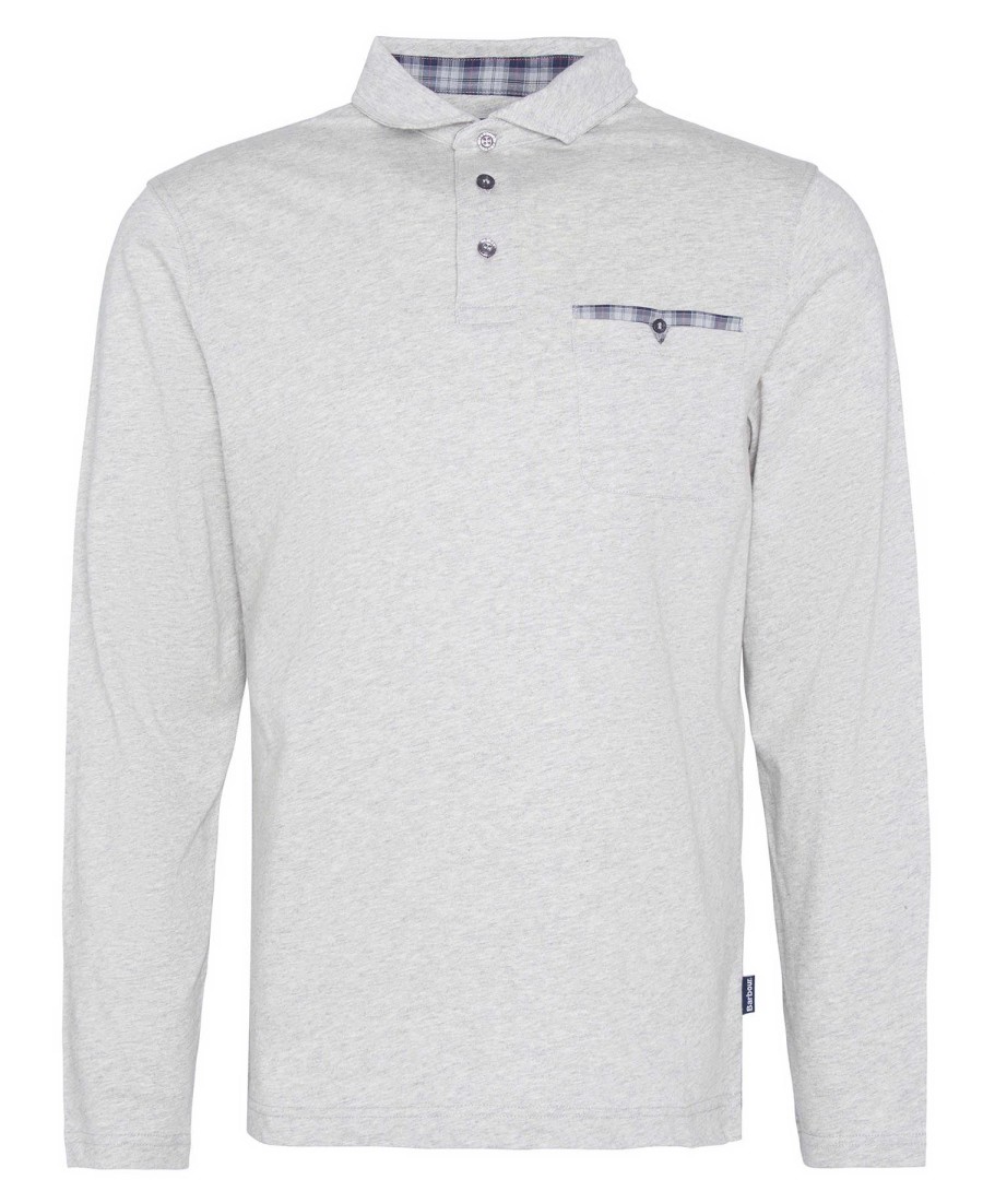 camisa polo de manga comprida corpatch
