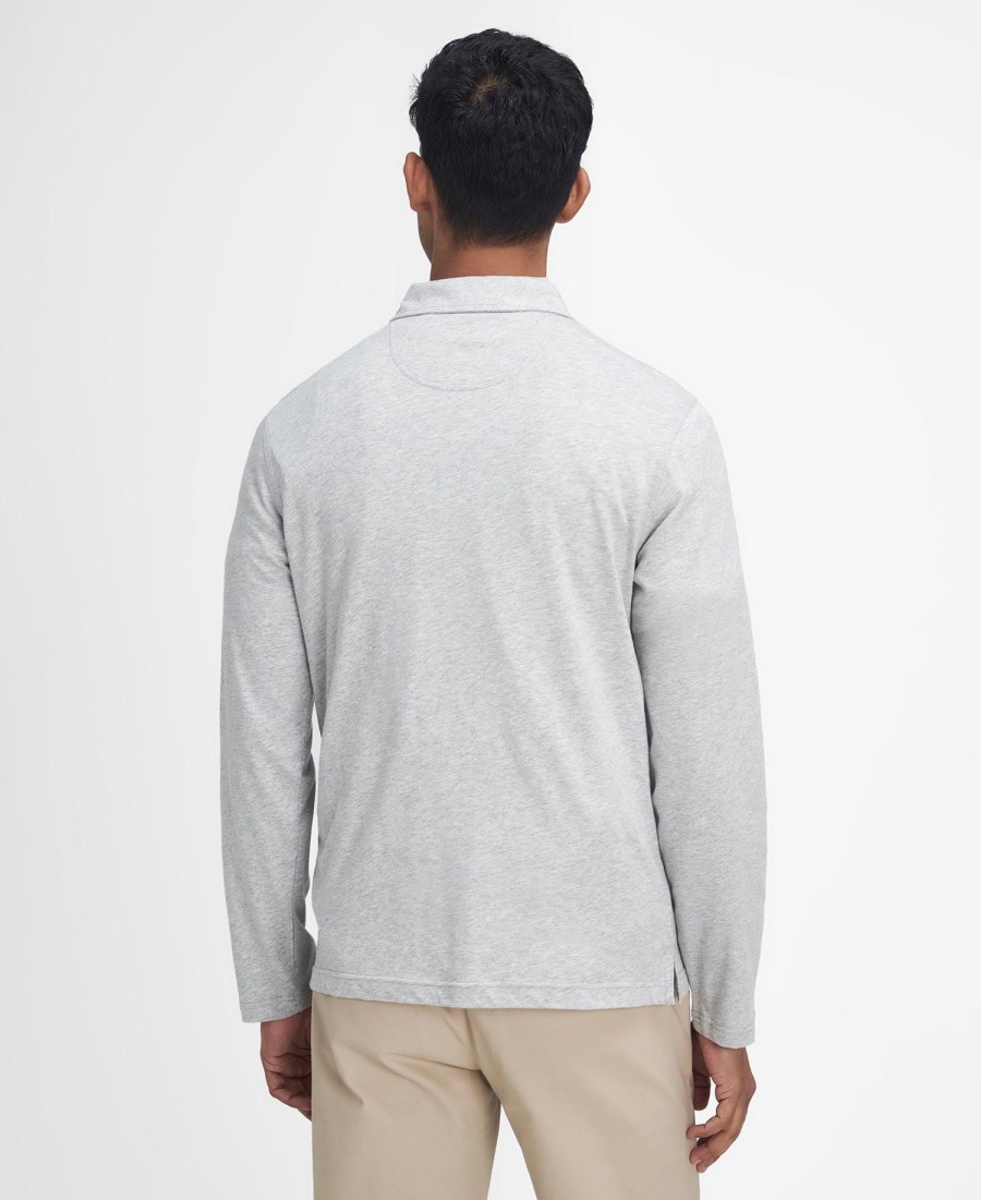 camisa polo de manga comprida corpatch