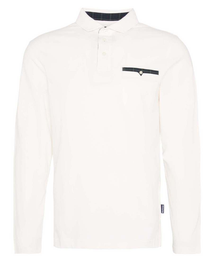 camisa polo de manga comprida corpatch