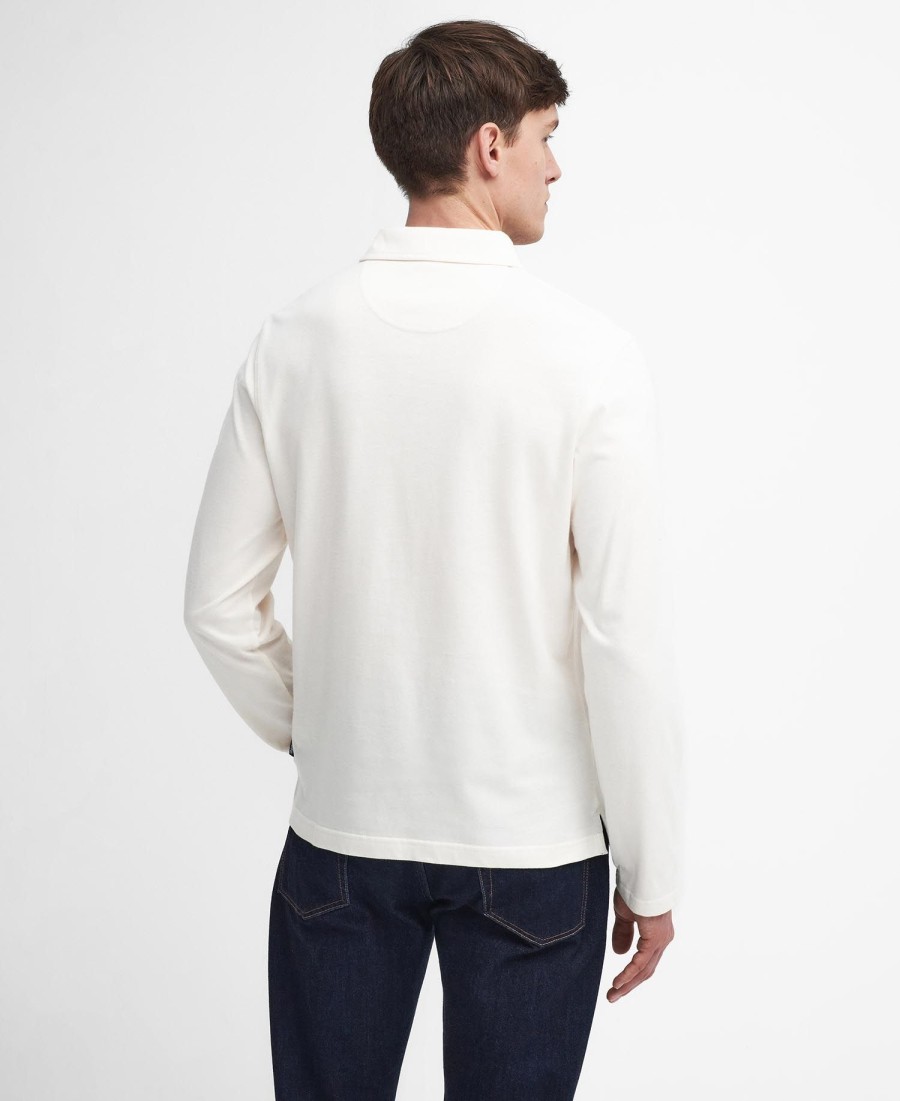 camisa polo de manga comprida corpatch