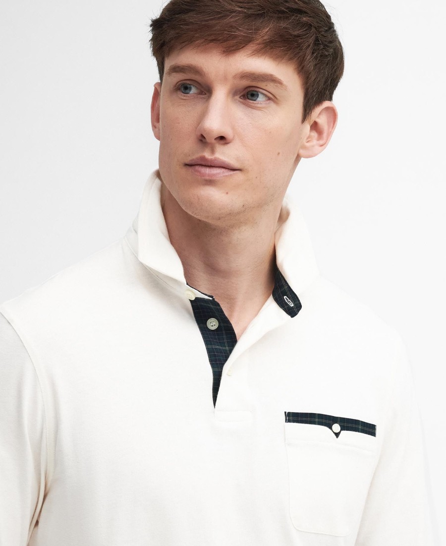 camisa polo de manga comprida corpatch
