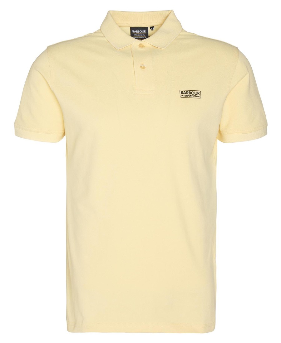 camisa polo essencial de manga curta