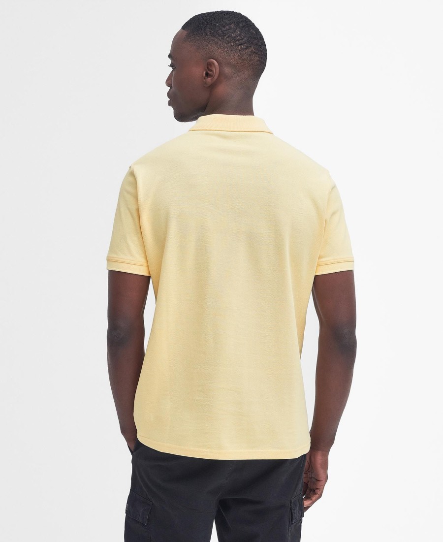 camisa polo essencial de manga curta