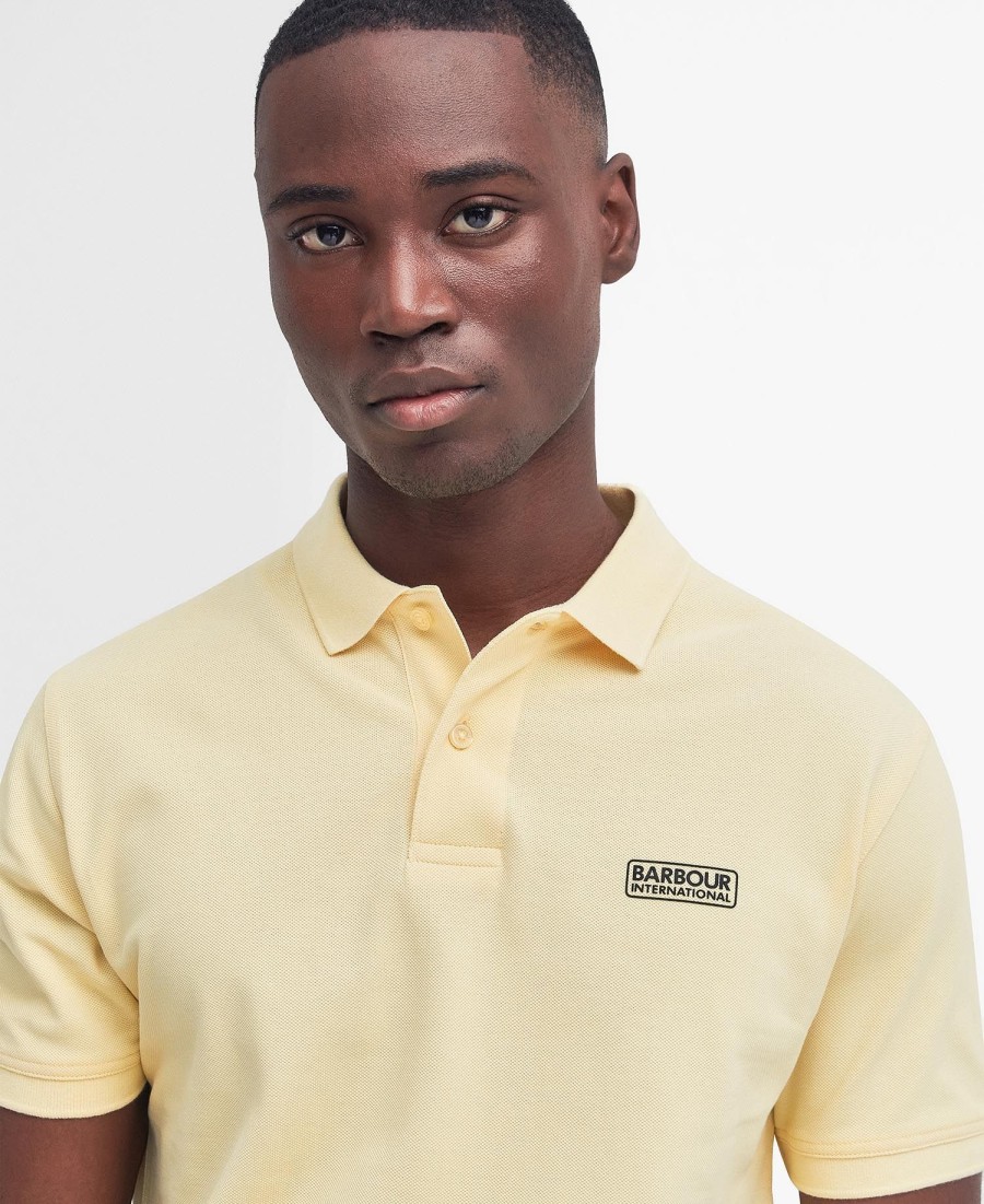 camisa polo essencial de manga curta