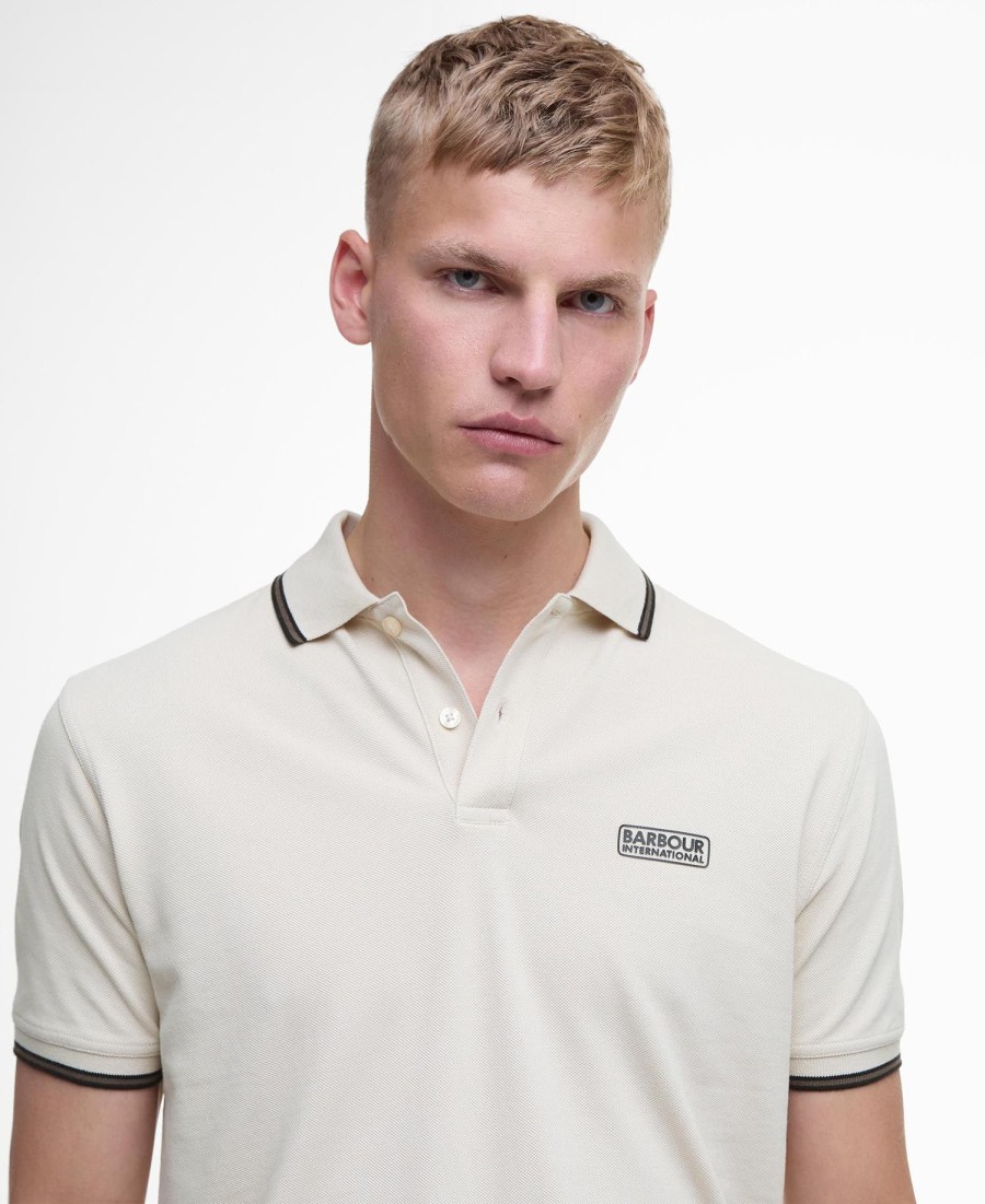 camisa polo de manga curta evan peak
