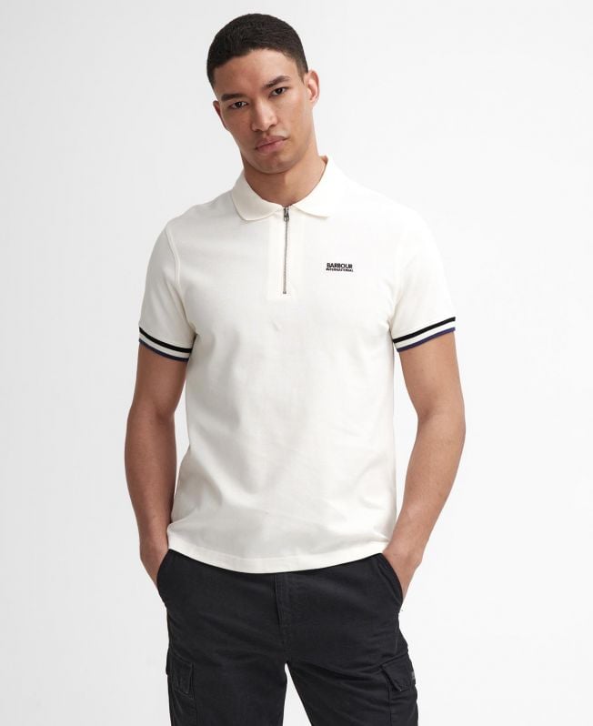 camisa polo de manga curta buxton