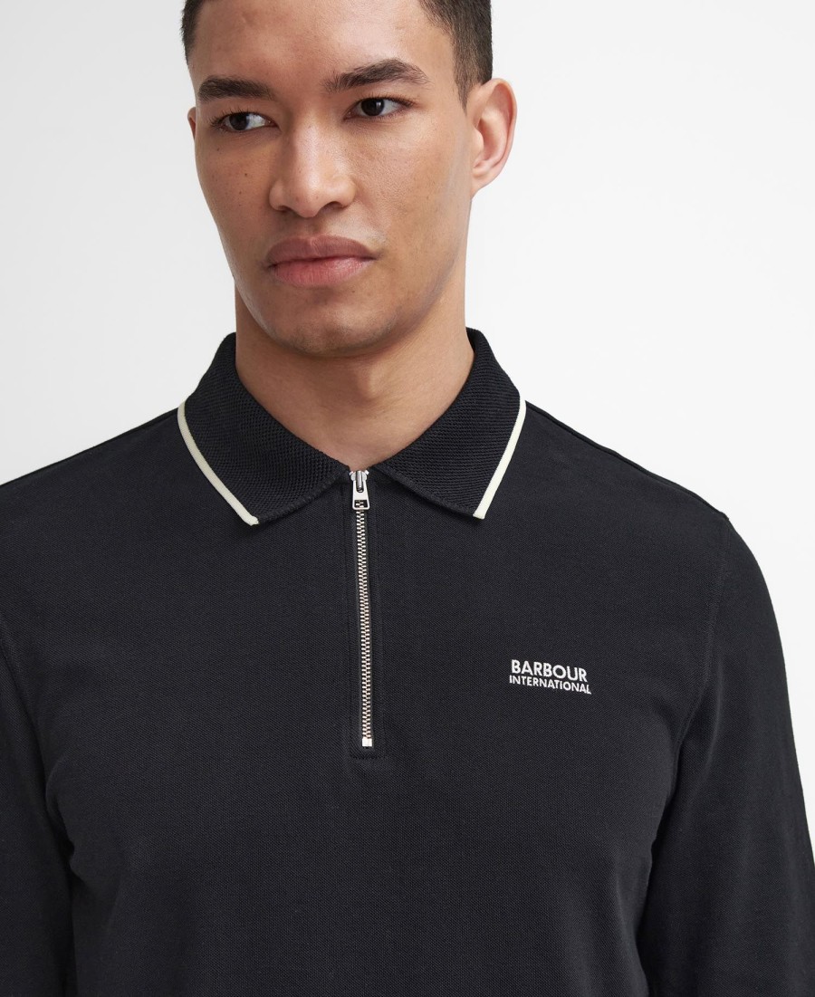 camisa polo de manga comprida hampstead