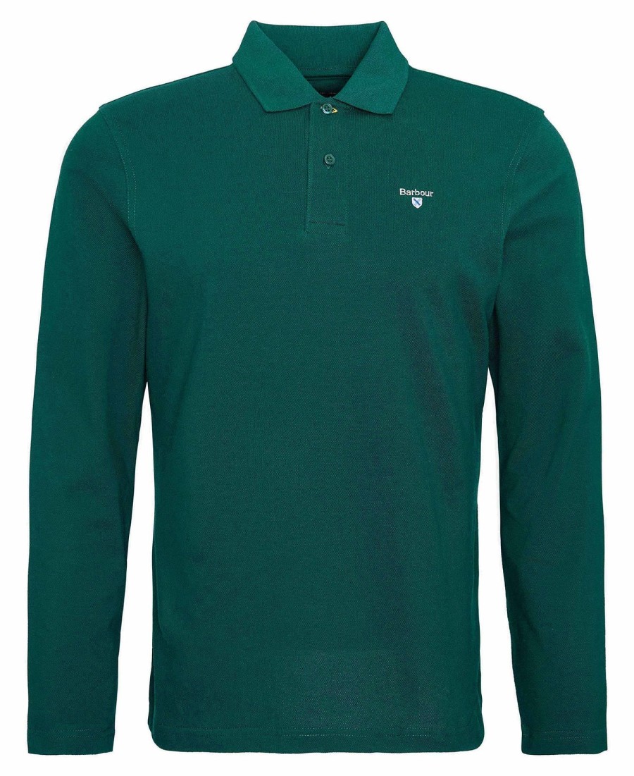 camisa polo esportiva original de manga comprida