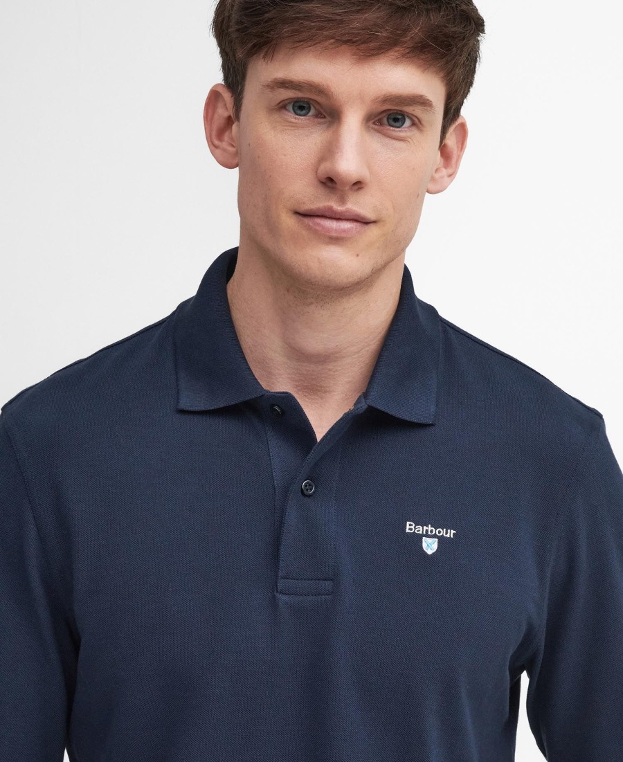 camisa polo esportiva original de manga comprida