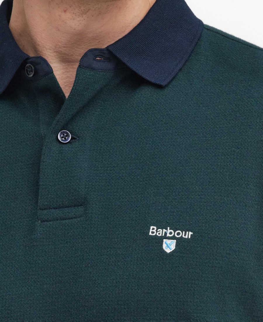 camisa polo de manga comprida walkford