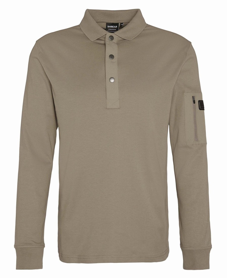 camisa polo de manga comprida bradley