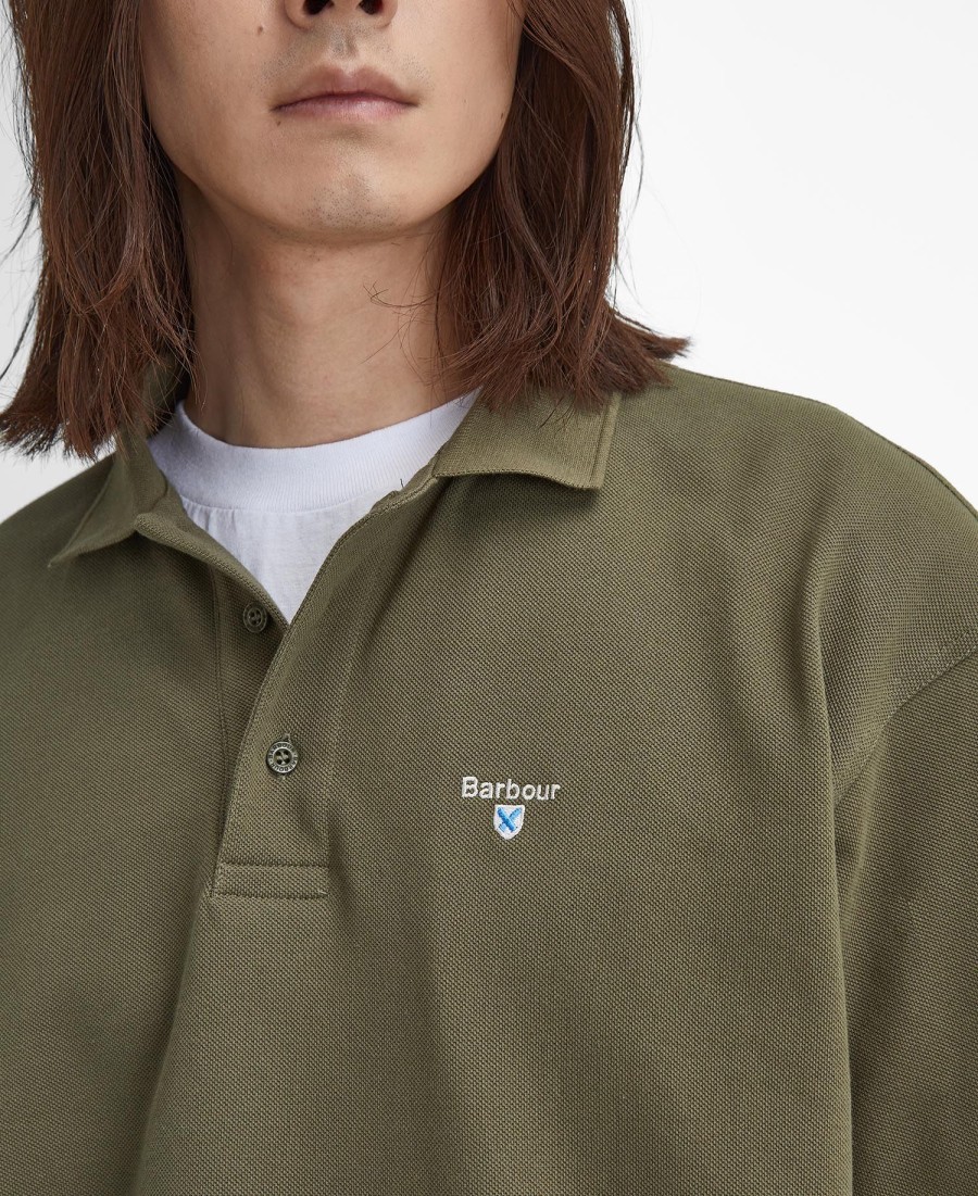 camisa polo de manga curta oversized dunand