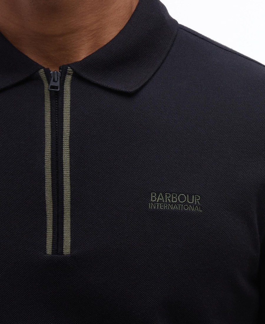 camisa polo de manga comprida marshall