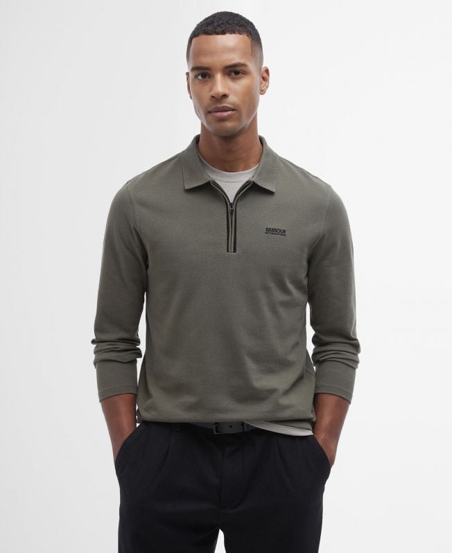 camisa polo de manga comprida marshall