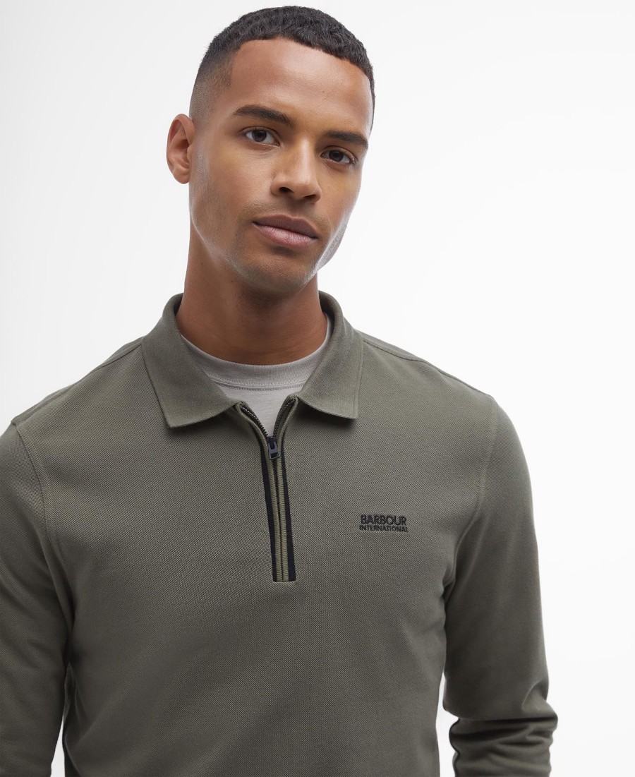 camisa polo de manga comprida marshall