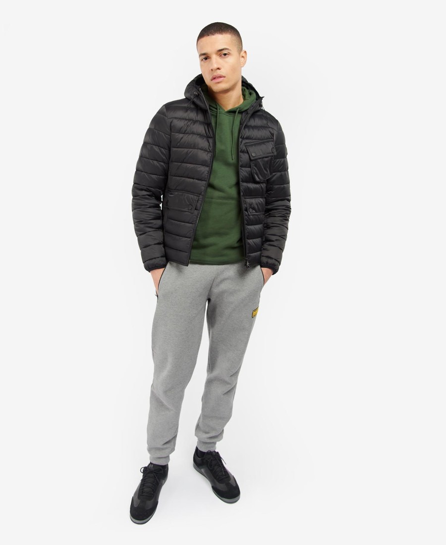 jaqueta acolchoada com capuz racer ouston
