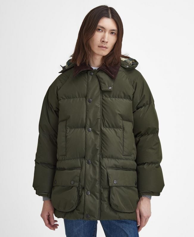 jaqueta acolchoada oversized beaufort