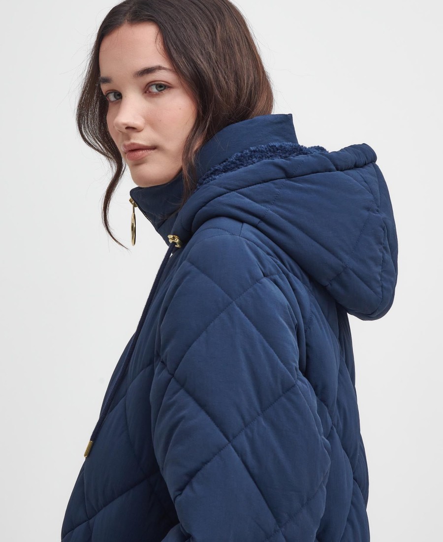 jaqueta acolchoada kirkton longline