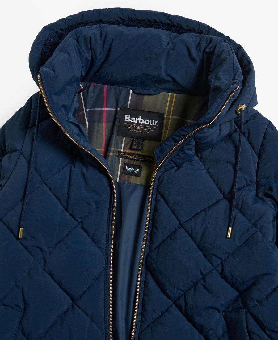 jaqueta acolchoada kirkton longline