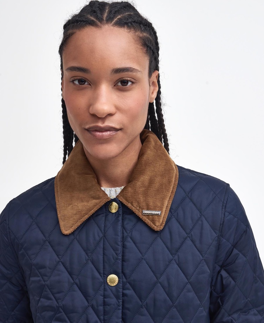 jaqueta acolchoada cropped liddesdale anos 30