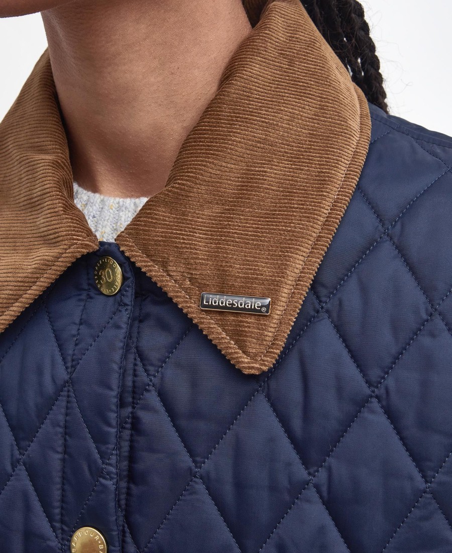 jaqueta acolchoada cropped liddesdale anos 30