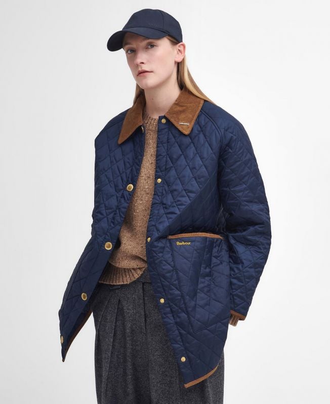 jaqueta acolchoada oversized liddesdale anos 30
