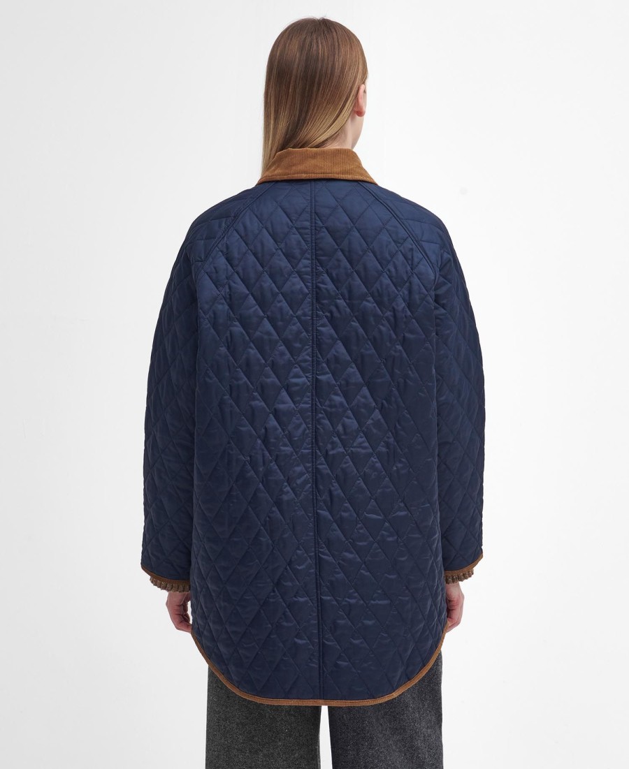 jaqueta acolchoada oversized liddesdale anos 30