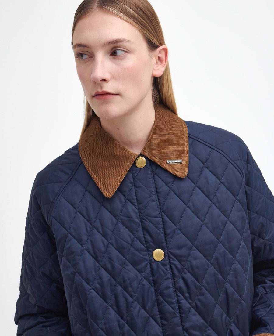 jaqueta acolchoada oversized liddesdale anos 30