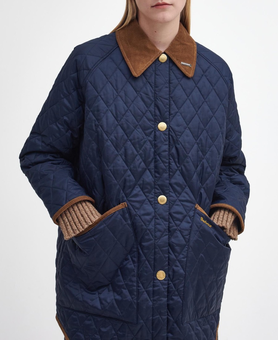 jaqueta acolchoada oversized liddesdale anos 30