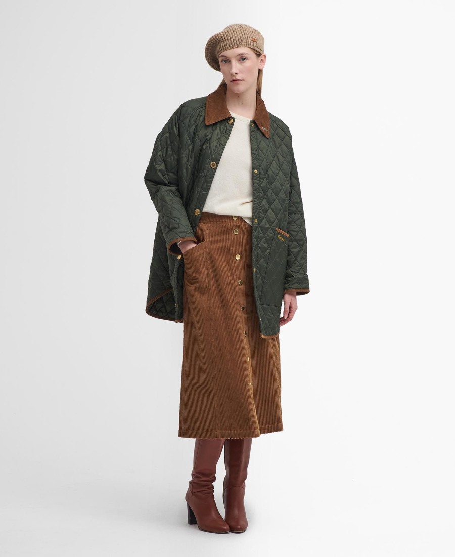 jaqueta acolchoada oversized liddesdale anos 30