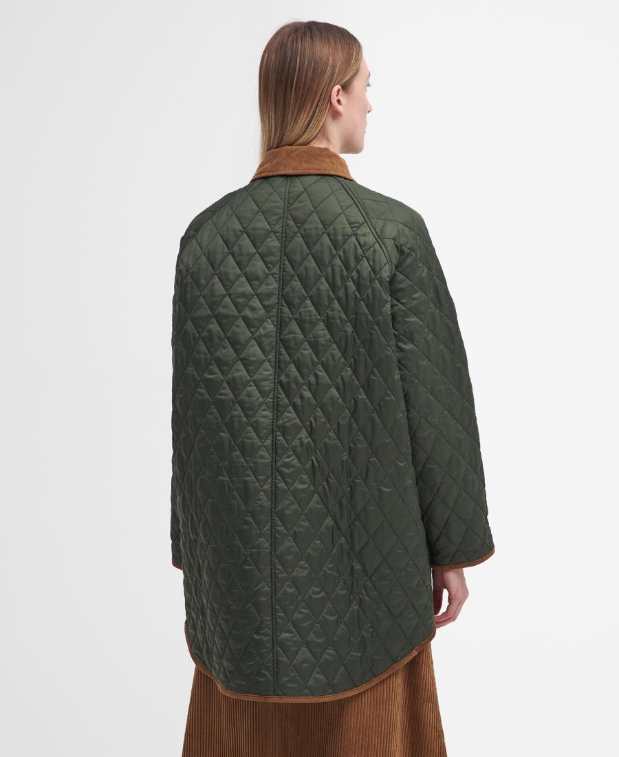 jaqueta acolchoada oversized liddesdale anos 30