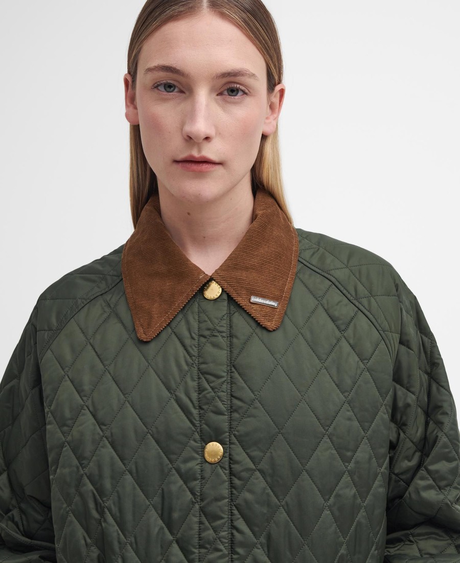 jaqueta acolchoada oversized liddesdale anos 30