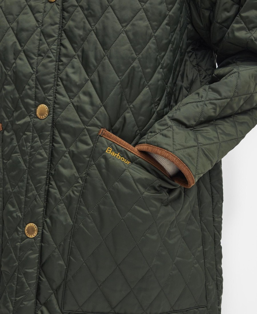 jaqueta acolchoada oversized liddesdale anos 30