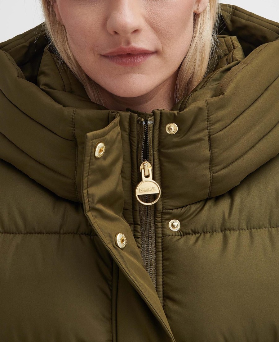 jaqueta puffer longa barron