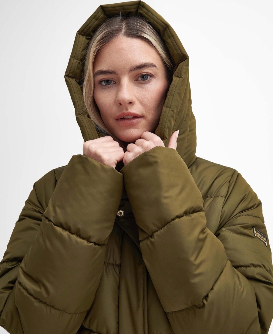 jaqueta puffer longa barron