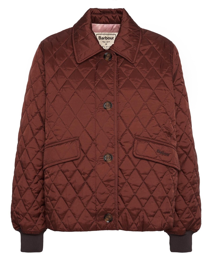 jaqueta acolchoada barbour the edit by alexa jamie